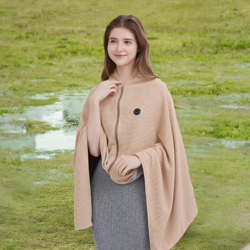 USB Electric Heated Blanket 3 Heating Levels Heated Mat Winter Wearable Body Warmer Blanket Sheet Pad for Home Use